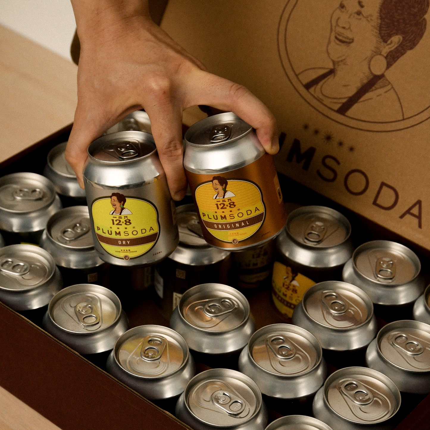 ASSORTED PLUM SODAS (24 STUBBY LADIES)